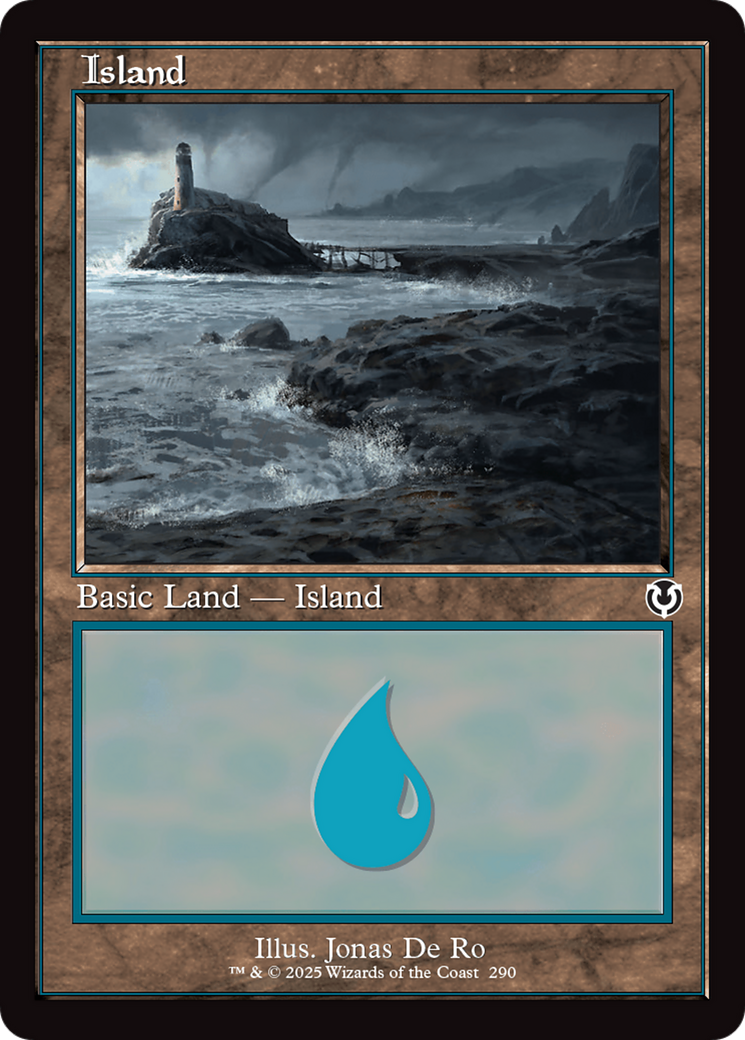 Island (290) (Retro Frame) [Innistrad Remastered] Foil