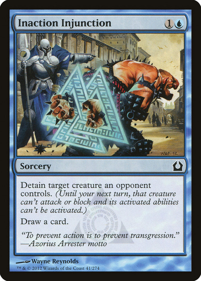 Inaction Injunction [Return to Ravnica] Foil