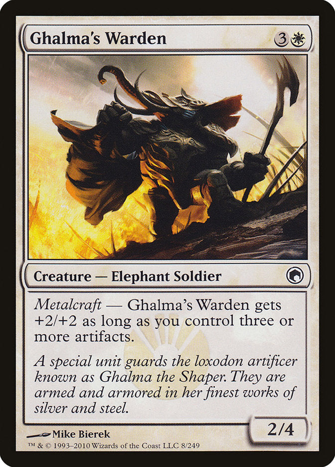 Ghalma's Warden [Scars of Mirrodin] Foil