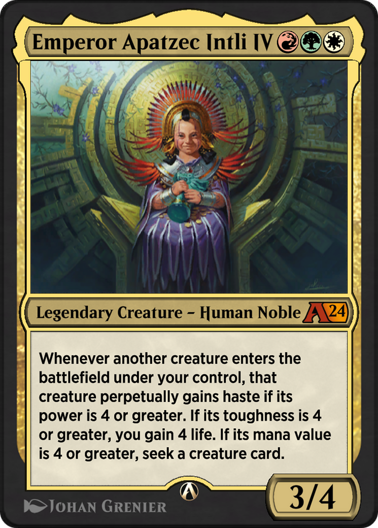 Emperor Apatzec Intli IV  [Alchemy: Outlaws of Thunder Junction]