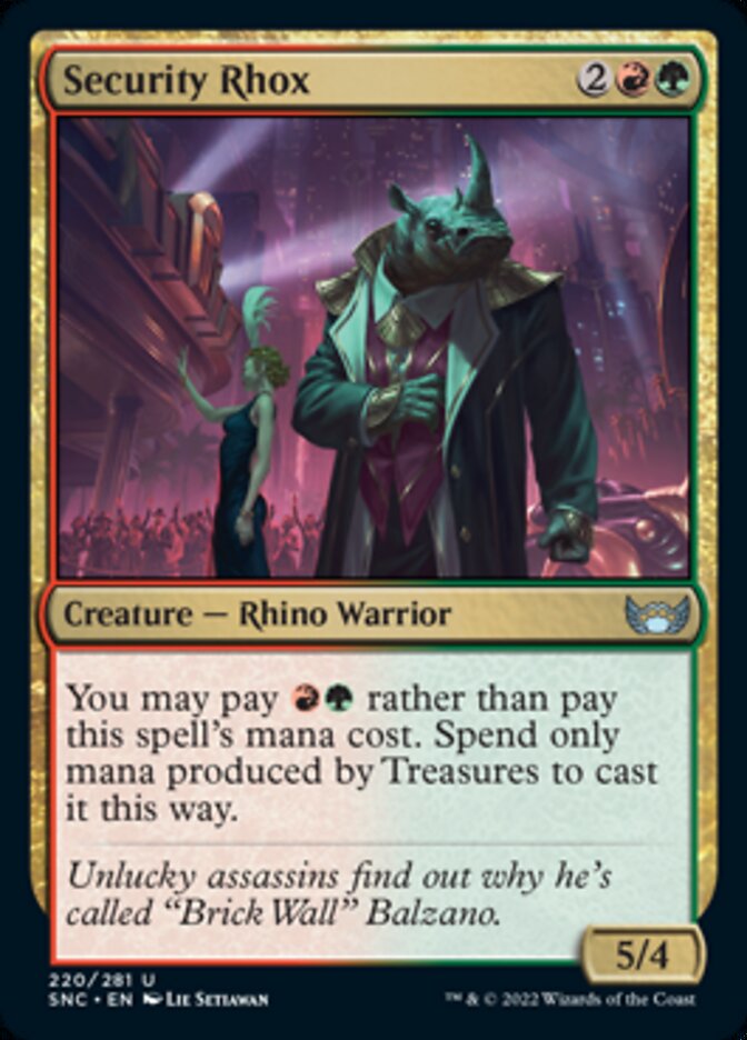 Security Rhox [Streets of New Capenna] Foil