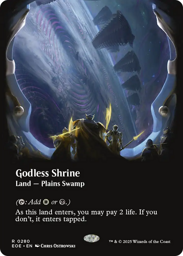 Godless Shrine (Borderless) [Edge of Eternities] Foil