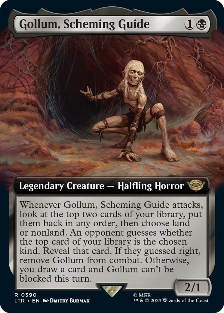 Gollum, Scheming Guide (Extended Art) [The Lord of the Rings: Tales of Middle-Earth] Foil