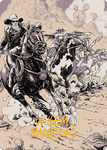 Overwhelming Forces // Overwhelming Forces  [Outlaws of Thunder Junction Art Series] (Borderless)