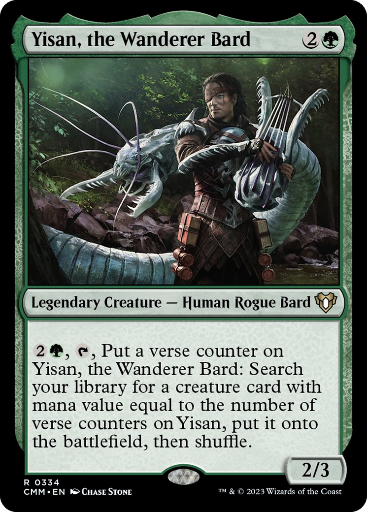 Yisan, the Wanderer Bard [Commander Masters] Foil
