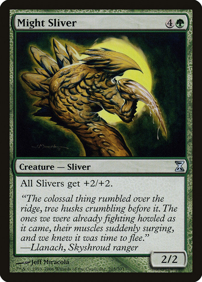 Might Sliver [Time Spiral] Foil