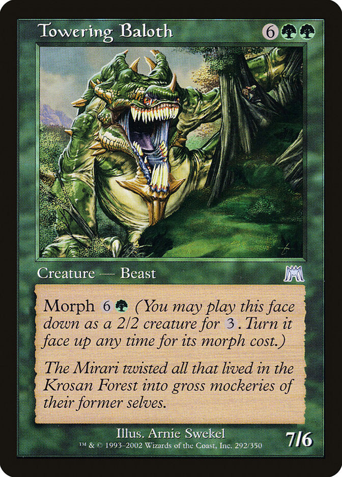 Towering Baloth [Onslaught] Foil