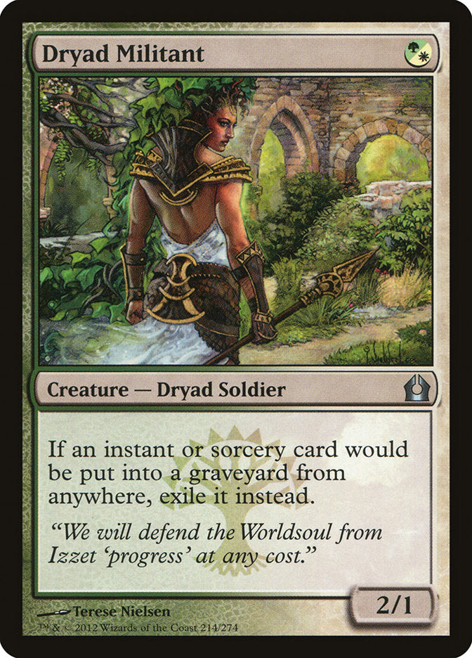 Dryad Militant [Return to Ravnica] Foil