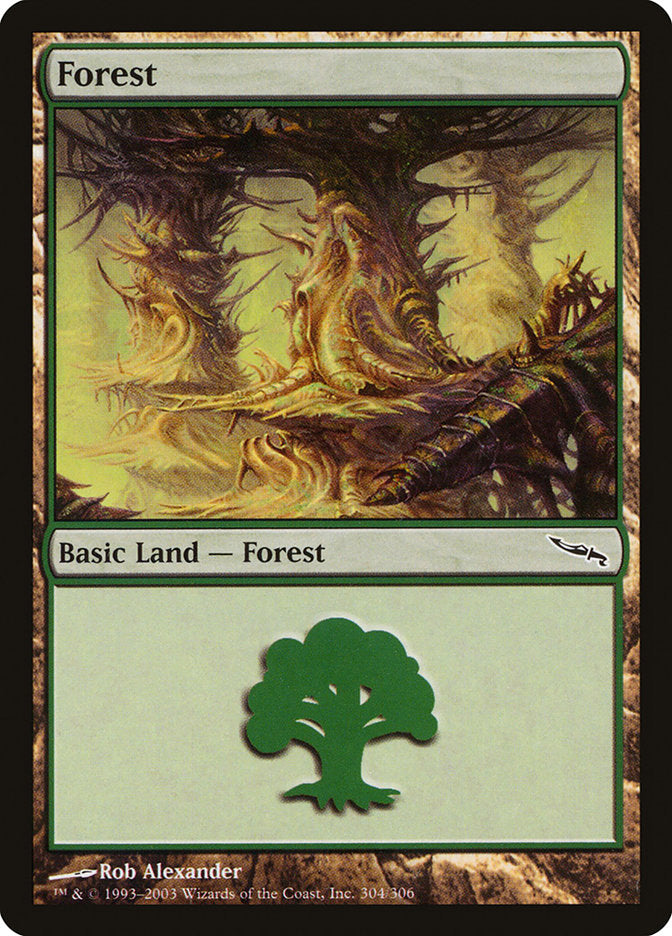 Forest (304) [Mirrodin] Foil