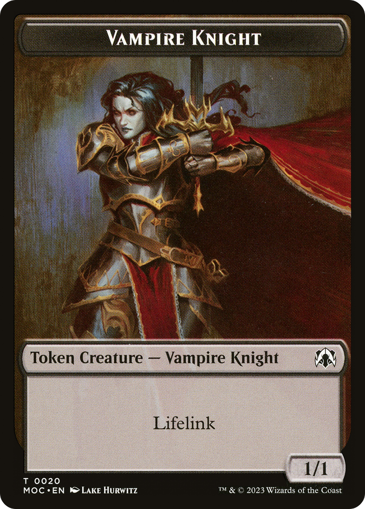 Vampire Knight  [March of the Machine Commander Tokens]