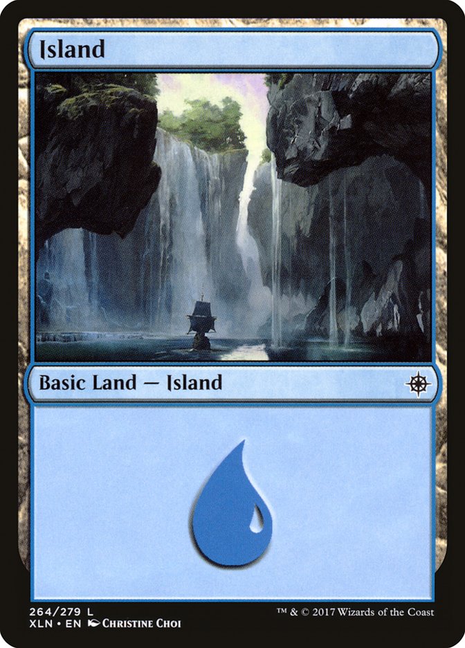 Island (264) [Ixalan] Foil