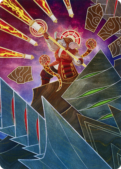 Quintorius, Loremaster // Quintorius, Loremaster  [March of the Machine Art Series] (Borderless) Foil