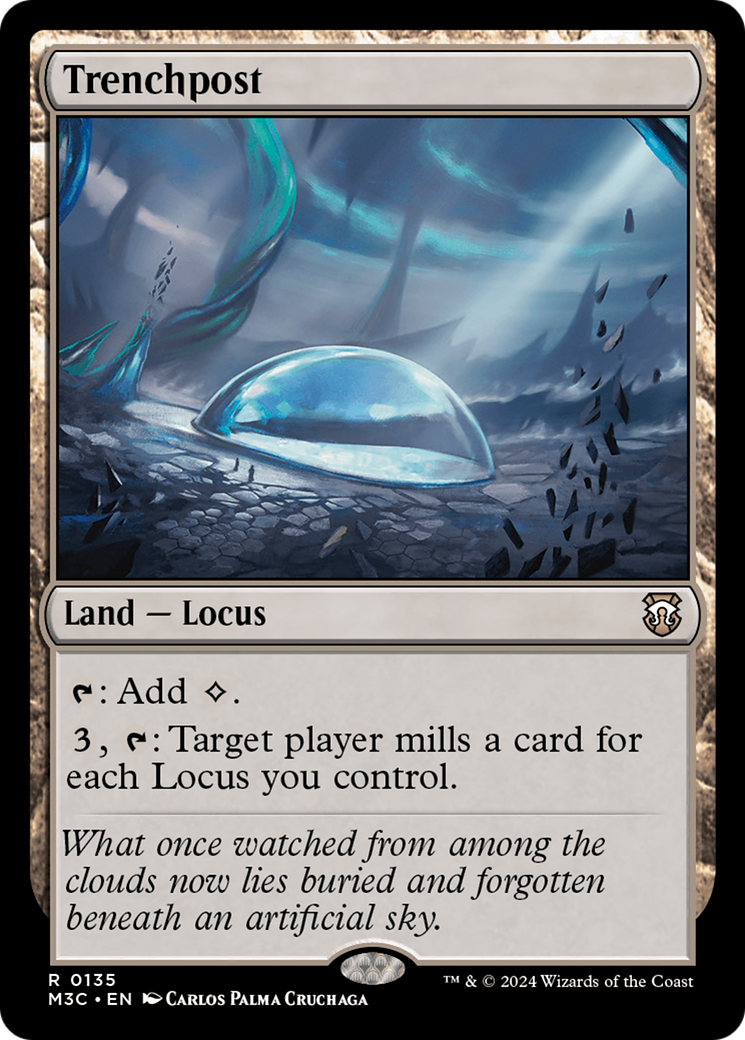 Trenchpost (Extended Art) [Modern Horizons 3 Commander] Foil