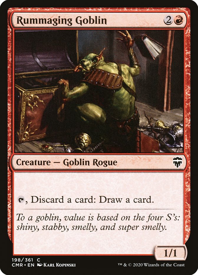 Rummaging Goblin [Commander Legends] Foil