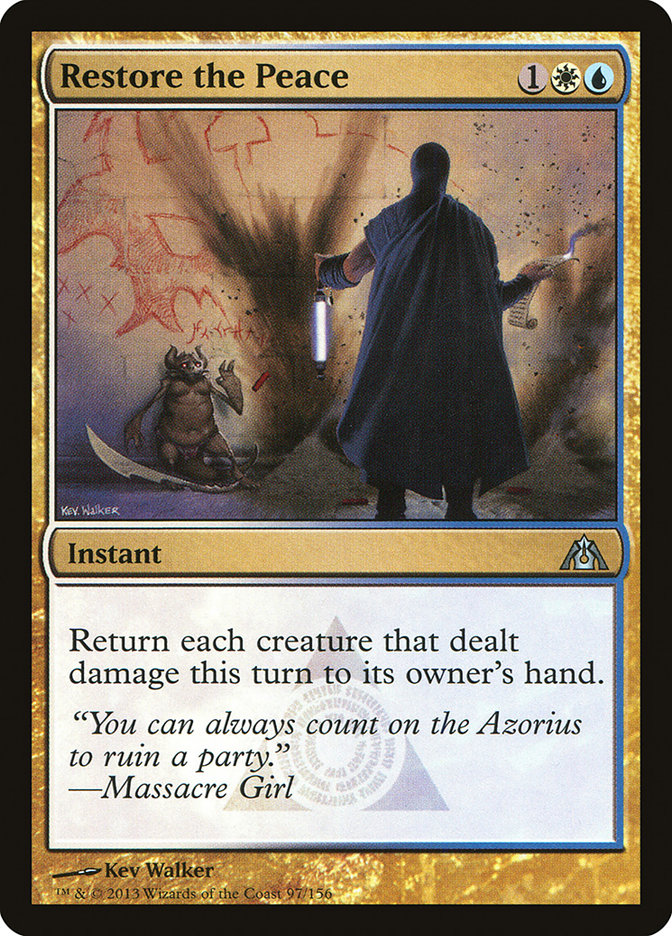 Restore the Peace [Dragon's Maze] Foil