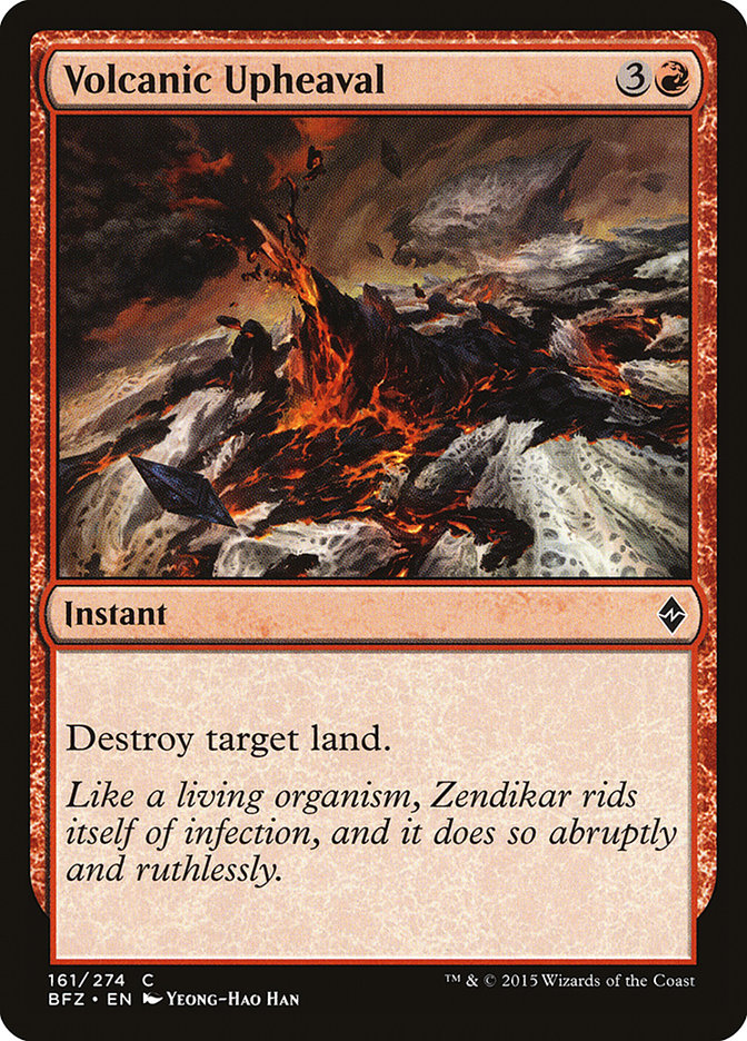 Volcanic Upheaval [Battle for Zendikar] Foil