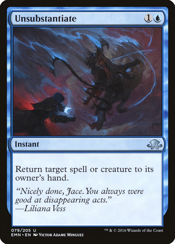 Unsubstantiate [Eldritch Moon] Foil
