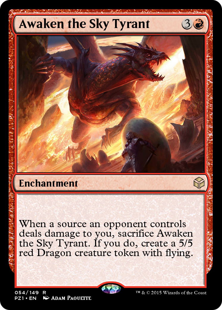 Awaken the Sky Tyrant  [Legendary Cube Prize Pack]