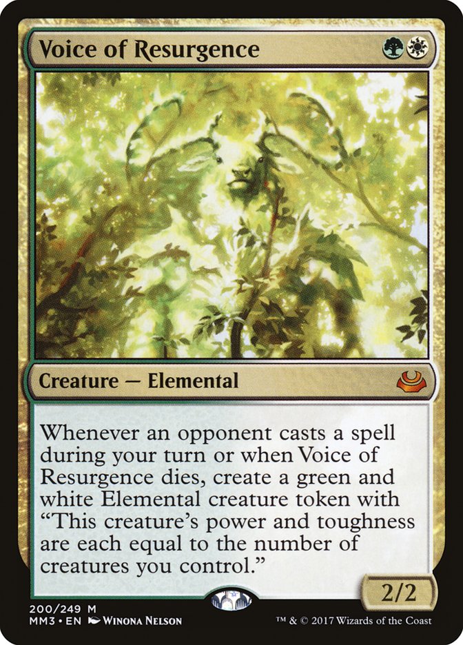 Voice of Resurgence [Modern Masters 2017] Foil