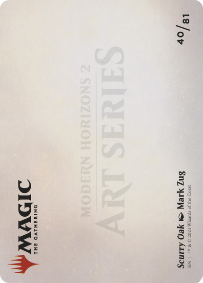 Scurry Oak // Scurry Oak  [Modern Horizons 2 Art Series] (Borderless) Foil