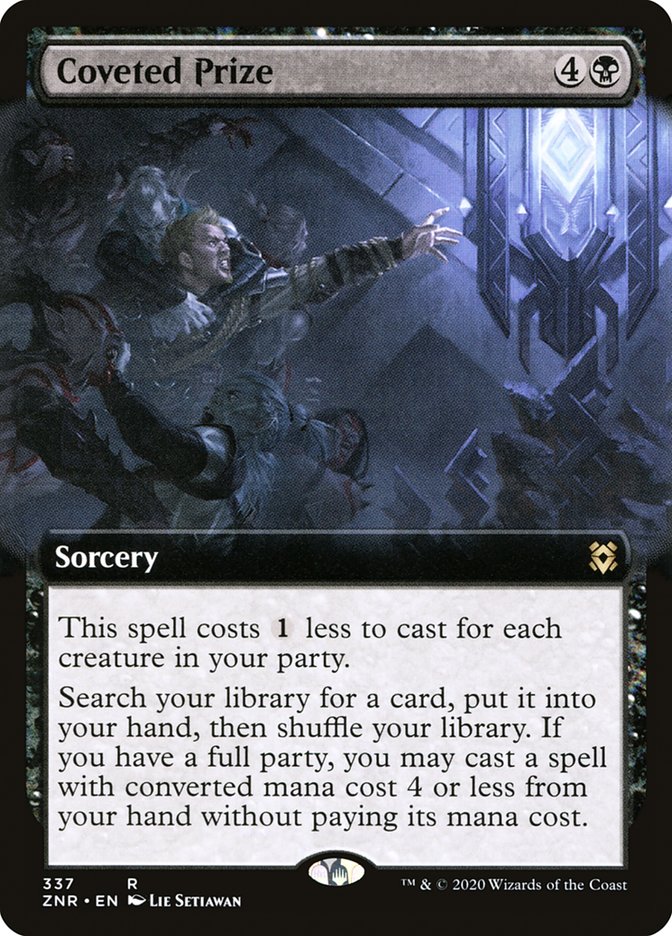 Coveted Prize (Extended Art) [Zendikar Rising] Foil