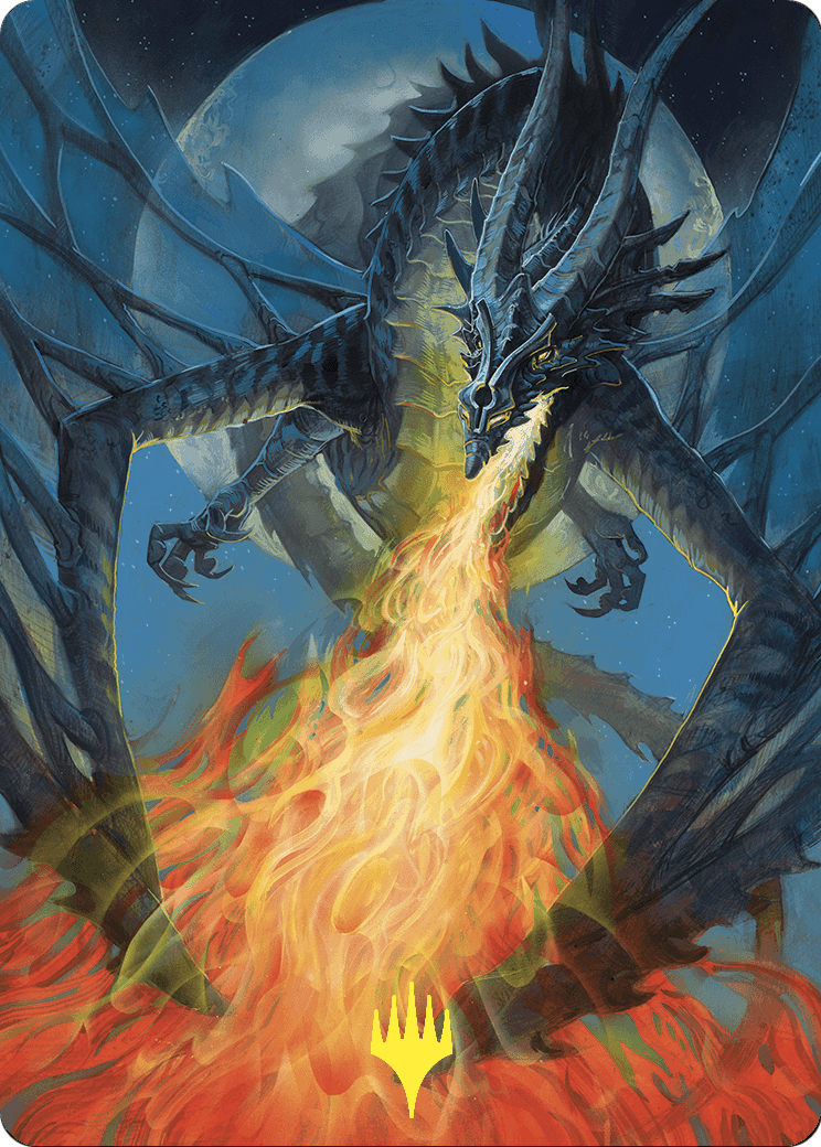 Balefire Dragon // Balefire Dragon  [Commander Masters Art Series] (Borderless) Foil