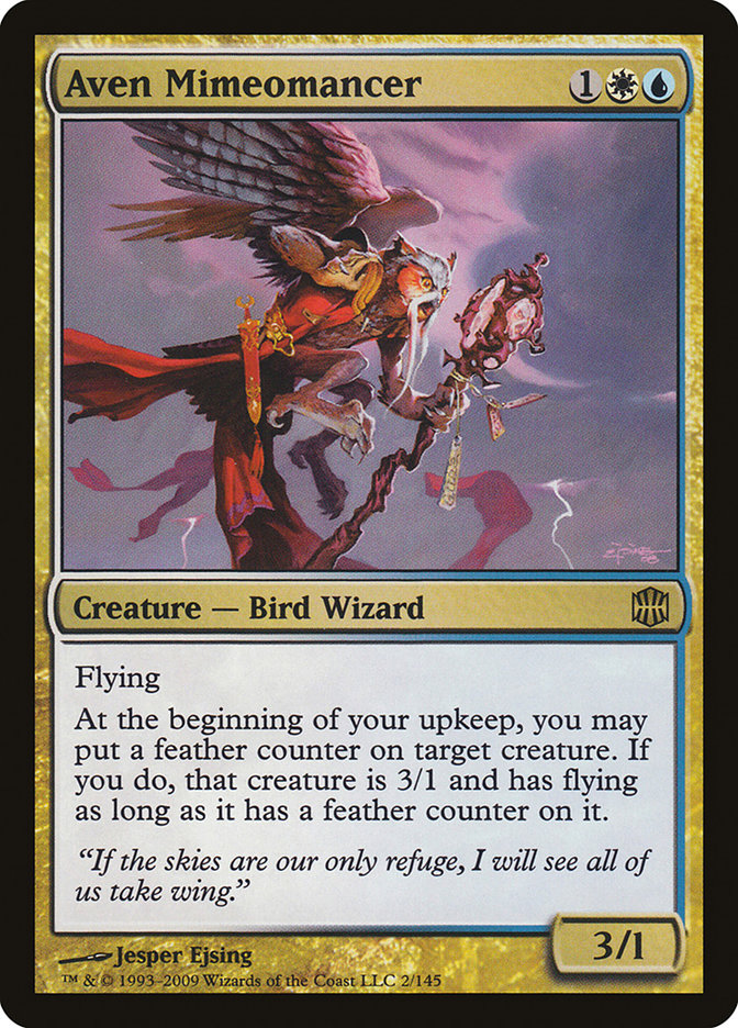 Aven Mimeomancer [Alara Reborn] Foil