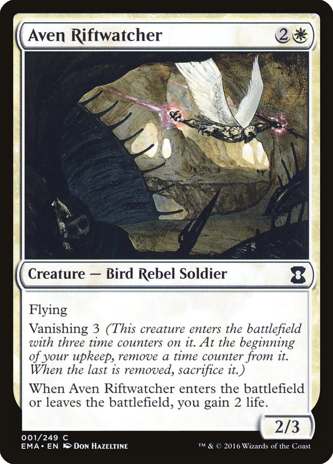 Aven Riftwatcher [Eternal Masters] Foil