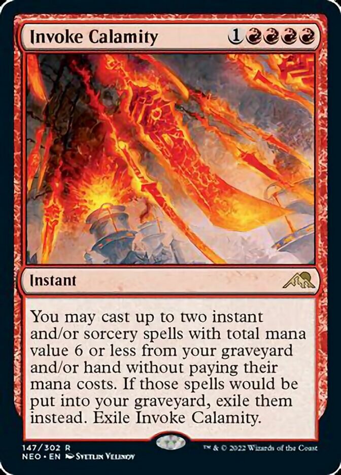 Invoke Calamity [Kamigawa: Neon Dynasty] Foil