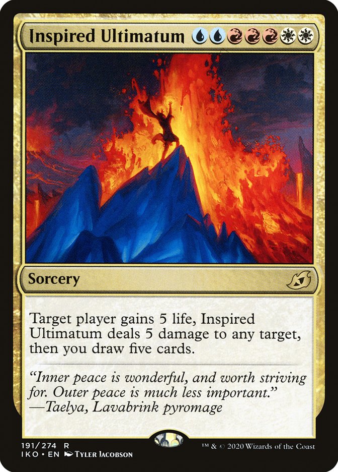 Inspired Ultimatum [Ikoria: Lair of Behemoths] Foil