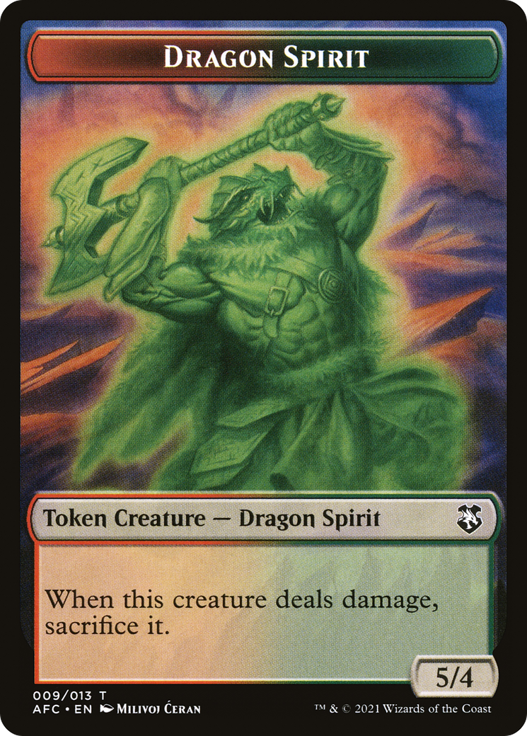 Dragon Spirit  [Forgotten Realms Commander Tokens]