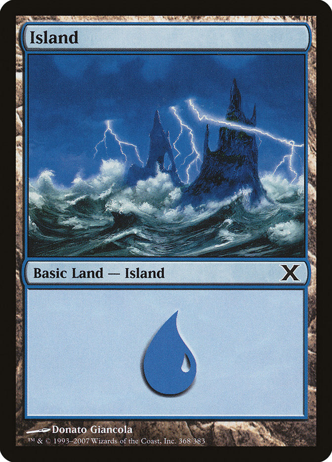 Island (368) [Tenth Edition] Foil