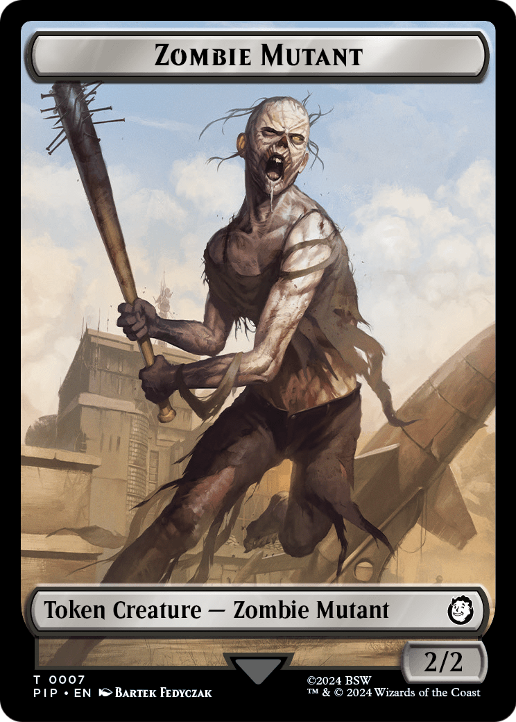 Zombie Mutant  [Fallout Tokens] Foil