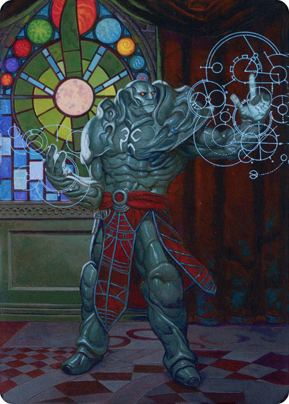 Karn, Living Legacy // Karn, Living Legacy  [Dominaria United Art Series] (Borderless) Foil