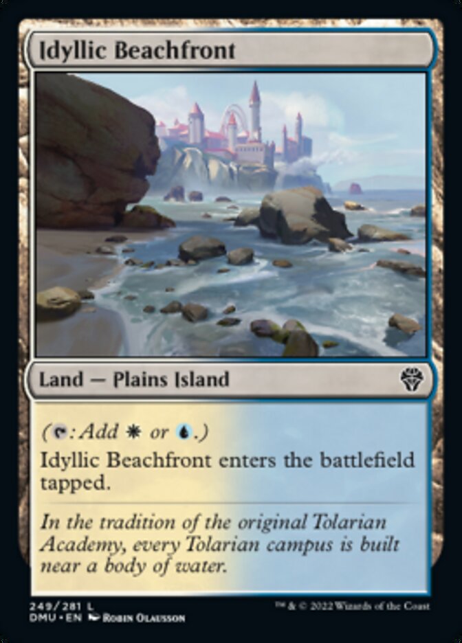 Idyllic Beachfront [Dominaria United] Foil