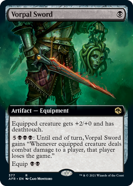 Vorpal Sword (Extended Art) [Dungeons & Dragons: Adventures in the Forgotten Realms] Foil