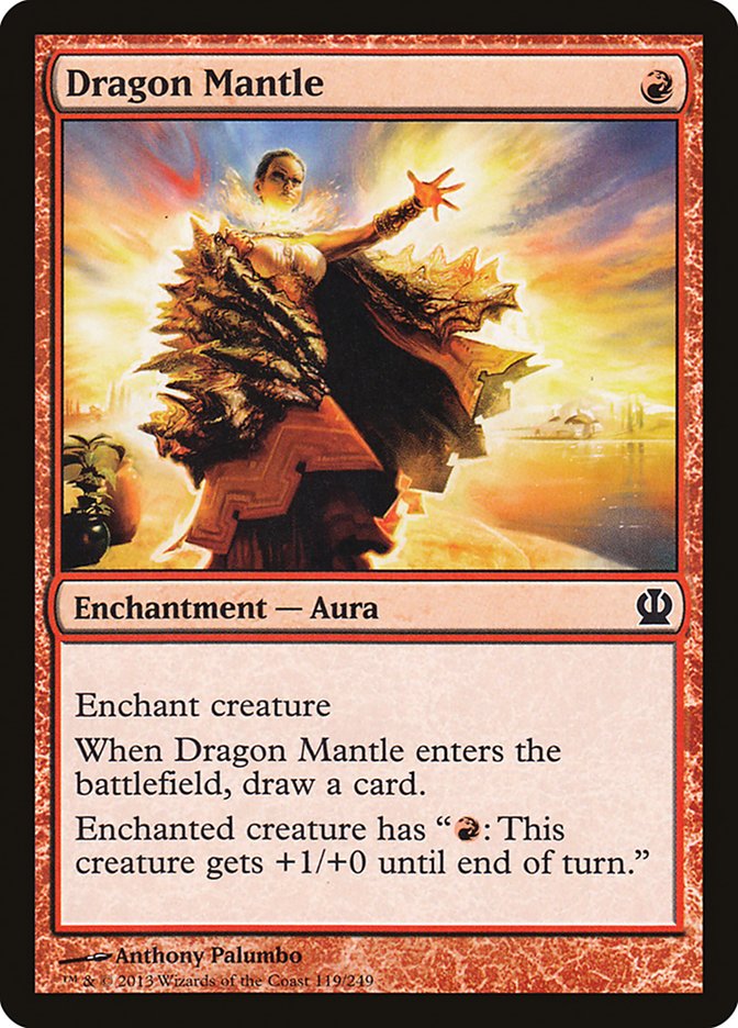 Dragon Mantle [Theros] Foil