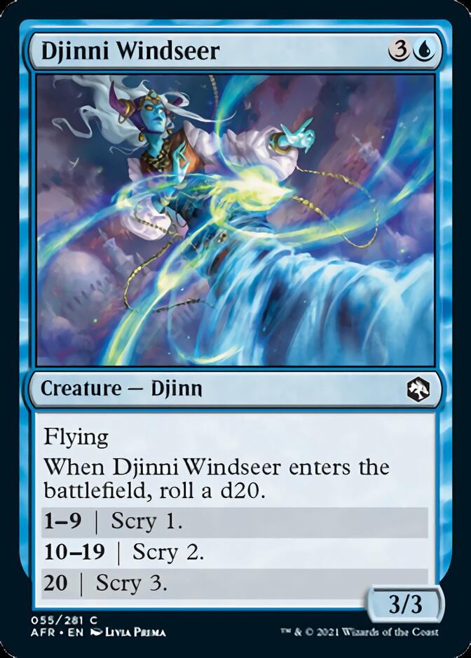 Djinni Windseer [Dungeons & Dragons: Adventures in the Forgotten Realms] Foil