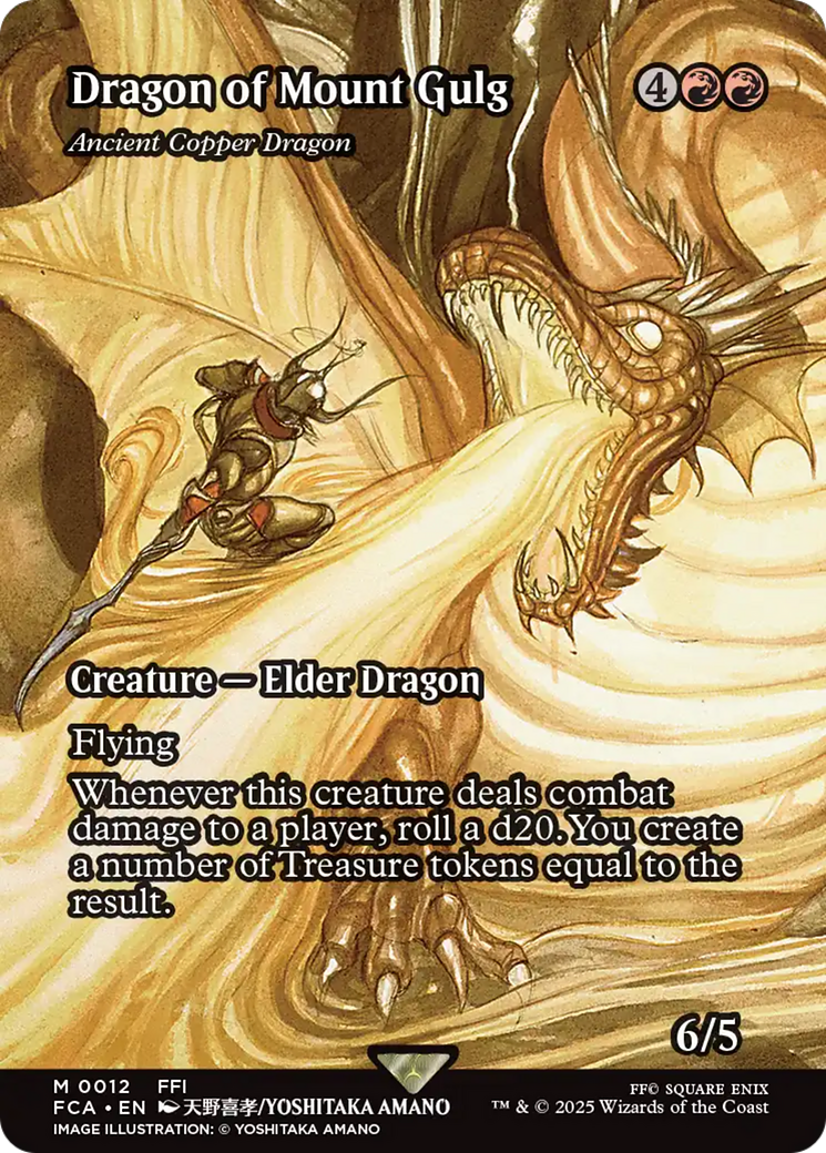 Dragon of Mount Gulg - Ancient Copper Dragon (Showcase) [FINAL FANTASY : Through the Ages] Foil