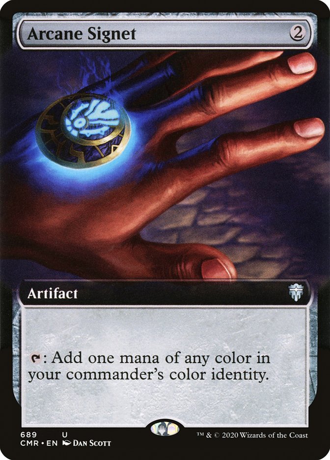 Arcane Signet (Extended Art) [Commander Legends] Foil