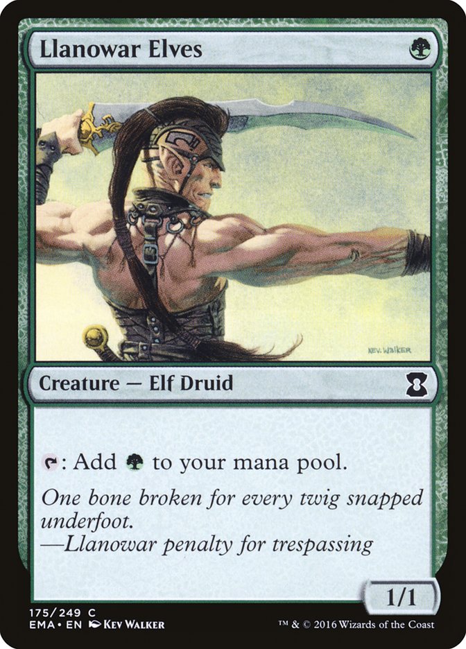 Llanowar Elves [Eternal Masters] Foil