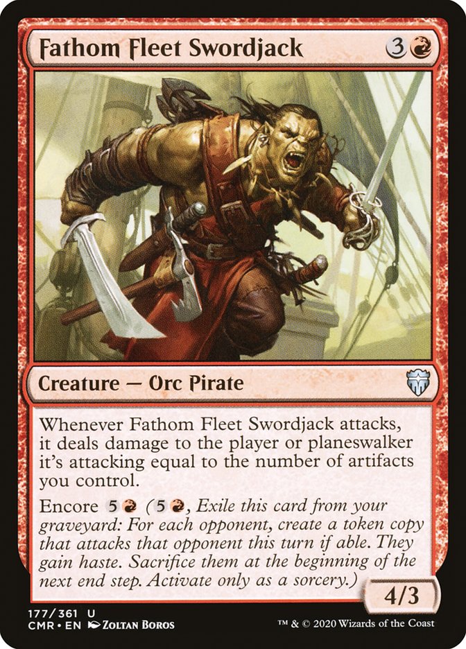 Fathom Fleet Swordjack [Commander Legends] Foil