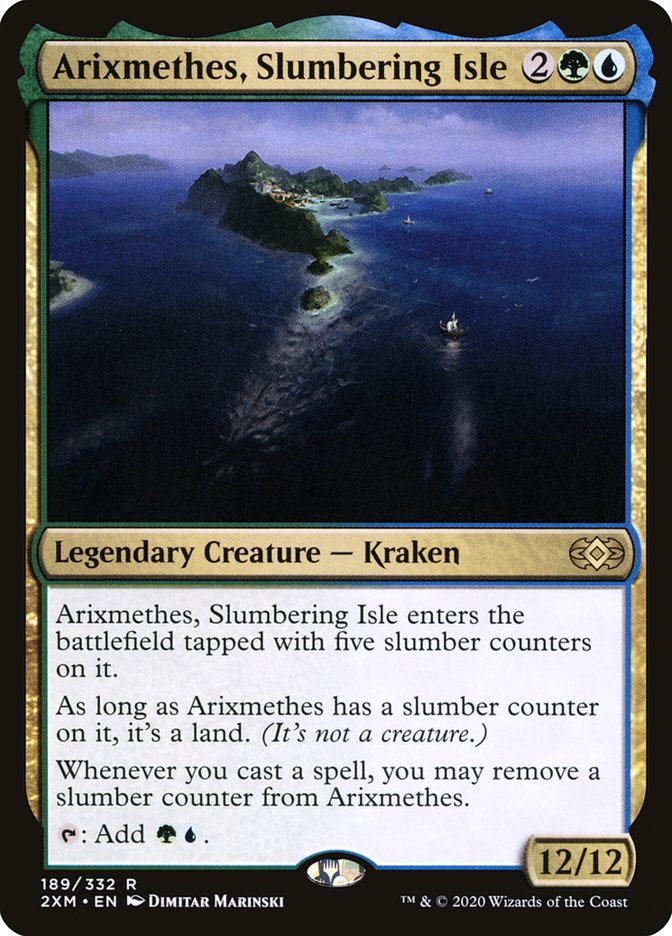 Arixmethes, Slumbering Isle [Double Masters] Foil