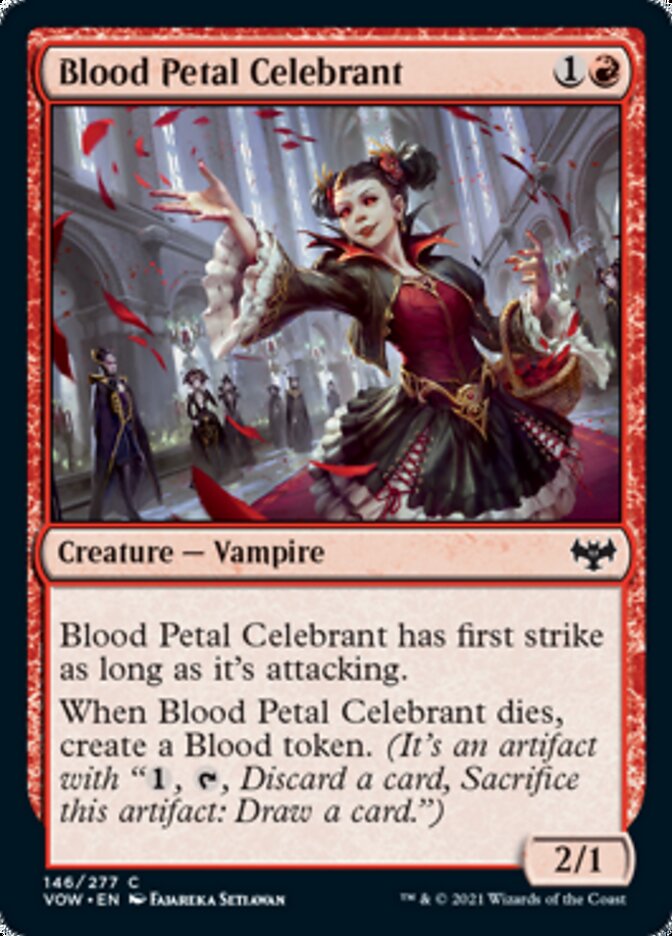 Blood Petal Celebrant [Innistrad: Crimson Vow] Foil