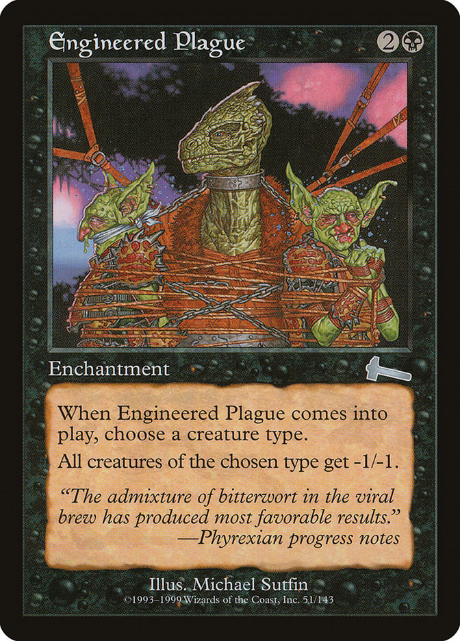 Engineered Plague [Urza's Legacy] Foil