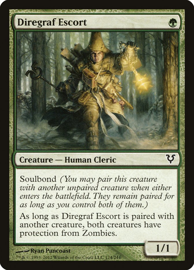 Diregraf Escort [Avacyn Restored] Foil