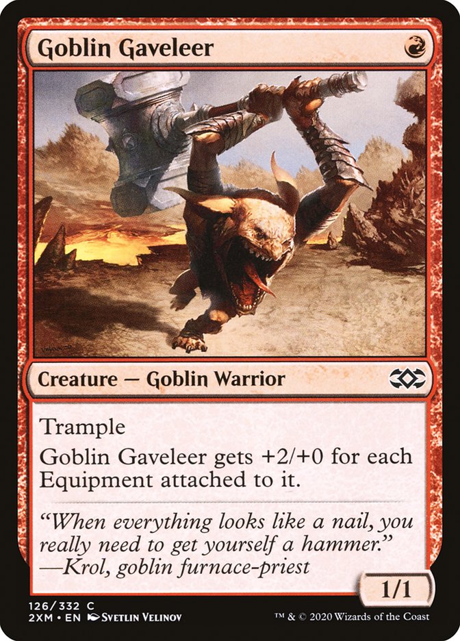 Goblin Gaveleer [Double Masters] Foil