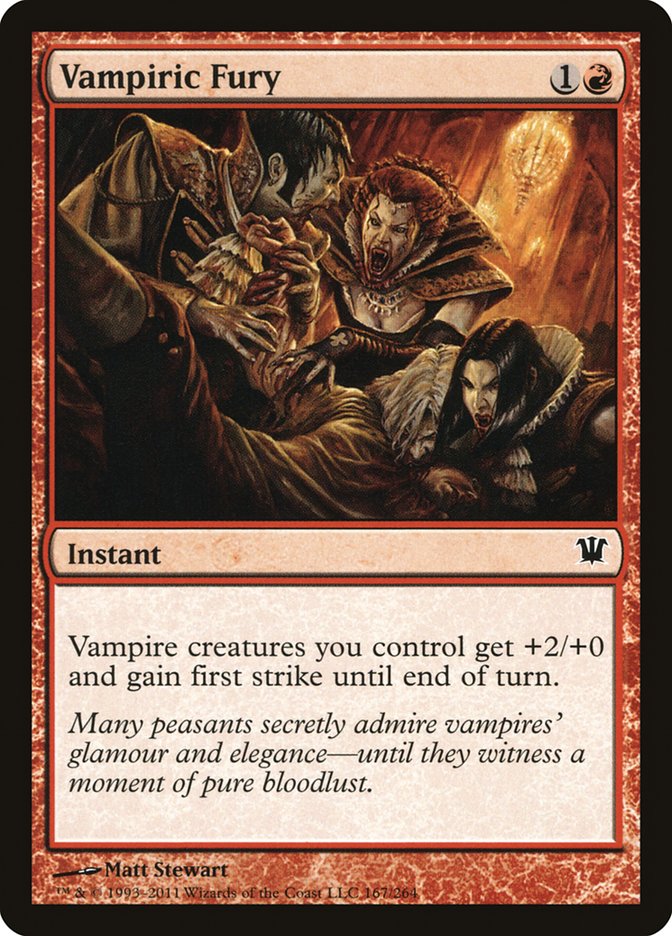 Vampiric Fury [Innistrad] Foil