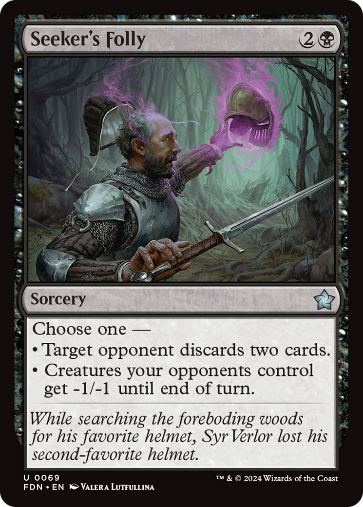 Seeker's Folly [Foundations] Foil