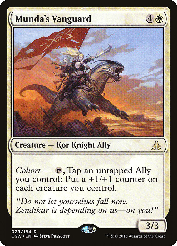 Munda's Vanguard [Oath of the Gatewatch] Foil